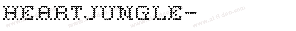 Heartjungle字体转换
