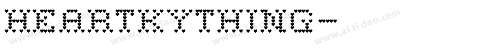 Heartkything字体转换