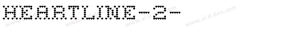 Heartline-2字体转换