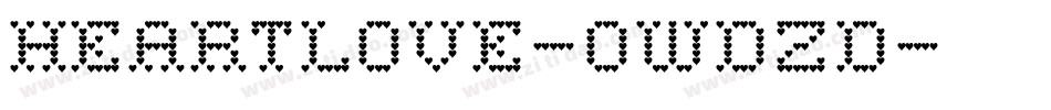 Heartlove-0Wdzd字体转换