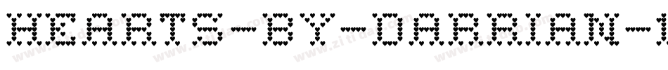 Hearts-by-Darrian-1字体转换