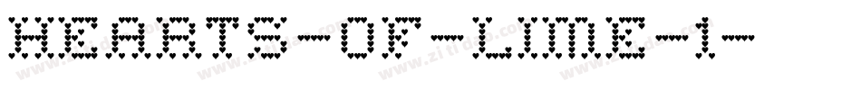 Hearts-of-Lime-1字体转换