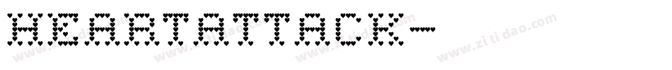 heartattack字体转换