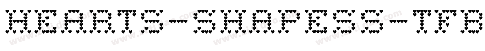 hearts-shapess-tfb-1字体转换