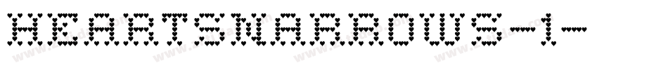 heartsnarrows-1字体转换