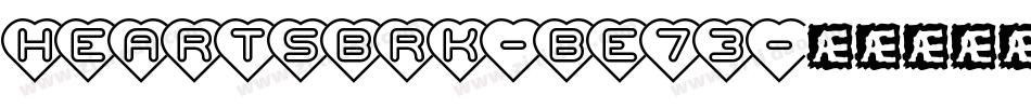 HeartsBrk-Be73字体转换