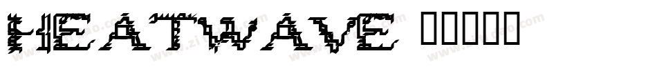 HEATWAVE字体转换