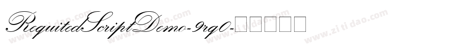 RequitedScriptDemo-9rq0字体转换