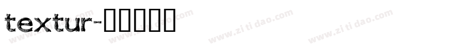 textur字体转换