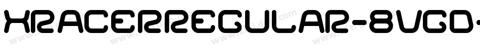 XRacerRegular-8vgD字体转换