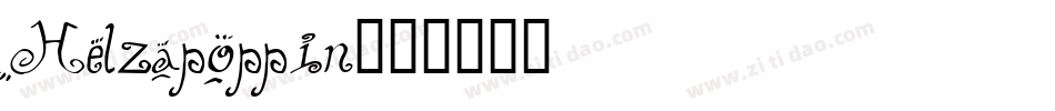 Helzapoppin字体转换