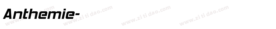 Anthemie字体转换