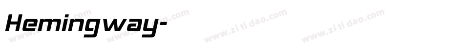 Hemingway字体转换