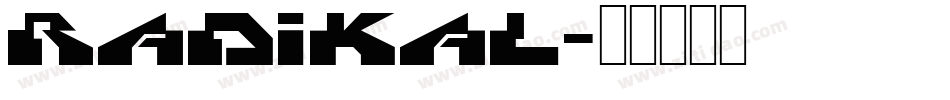 Radikal字体转换