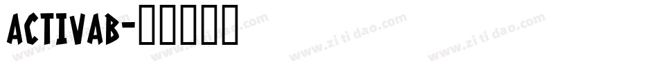 activab字体转换