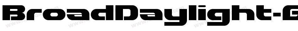 BroadDaylight-GZG字体转换