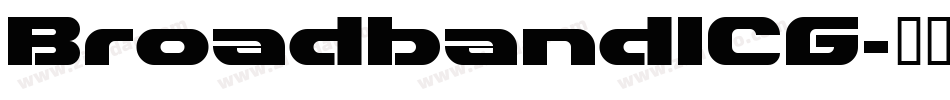 BroadbandICG字体转换