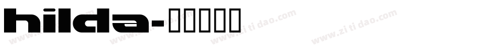 hilda字体转换
