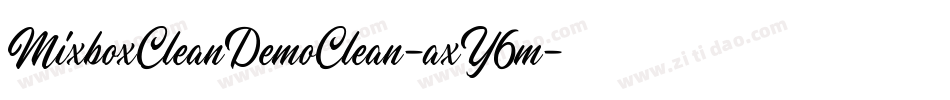 MixboxCleanDemoClean-axY6m字体转换