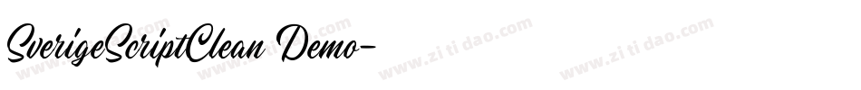 SverigeScriptClean_Demo字体转换