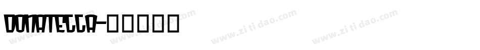 Donatella字体转换