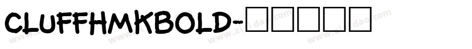 CluffHmkBold字体转换