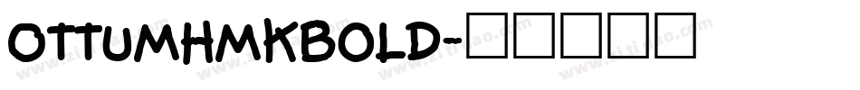 OttumHmkBold字体转换