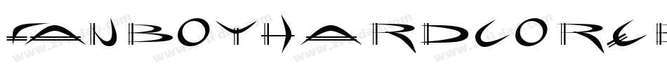 FanboyHardcoreBold-Bwx字体转换