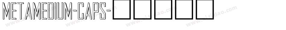 MetaMedium-Caps字体转换