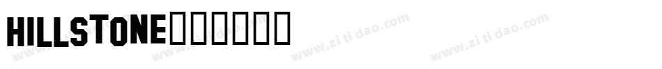 Hillstone字体转换