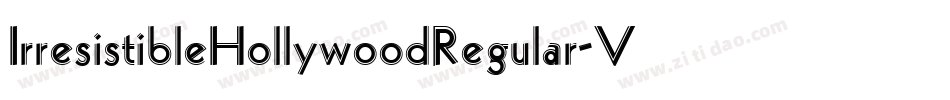 IrresistibleHollywoodRegular-Ve3B字体转换