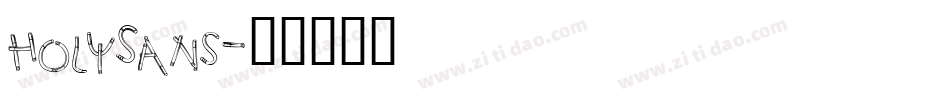 HolySans字体转换