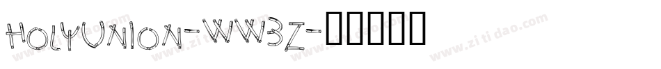 HolyUnion-WW3z字体转换