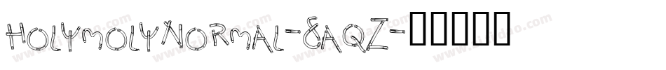 HolymolyNormal-8aqZ字体转换
