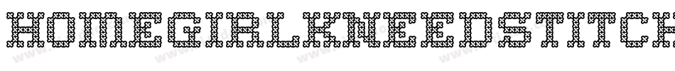 Homegirlkneedstitches-eKLO字体转换