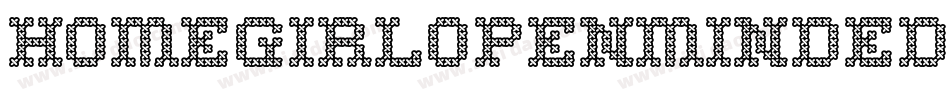 Homegirlopenminded-vjLO字体转换