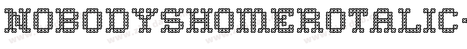 NobodysHomeRotalic-5eWB字体转换