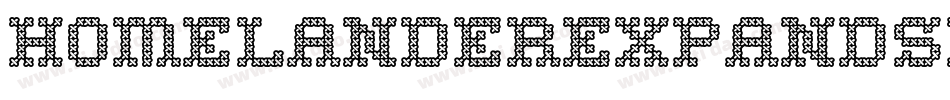 homelanderexpandsemital字体转换