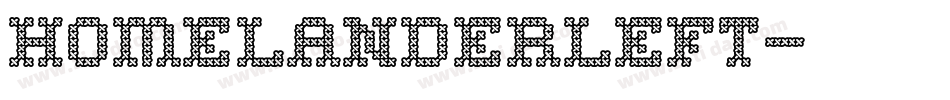homelanderleft字体转换