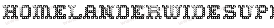 homelanderwidesuperital字体转换