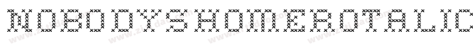 NobodysHomeRotalic-5eWB字体转换