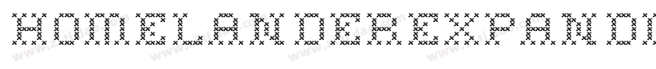 homelanderexpandital字体转换