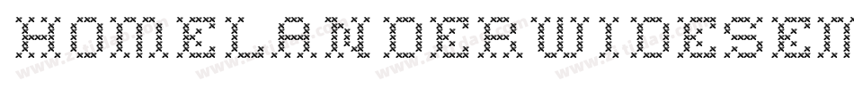 homelanderwidesemital字体转换