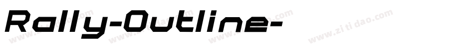Rally-Outline字体转换