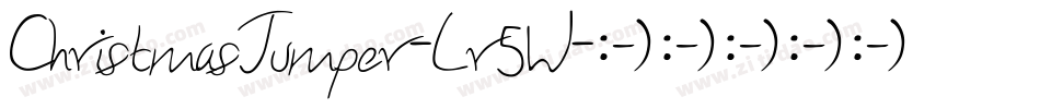 ChristmasJumper-Lr5W字体转换