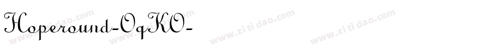 Hoperound-OqKO字体转换