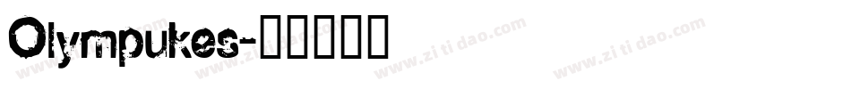 Olympukes字体转换