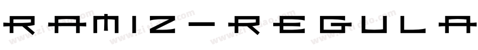 Ramiz-Regular字体转换