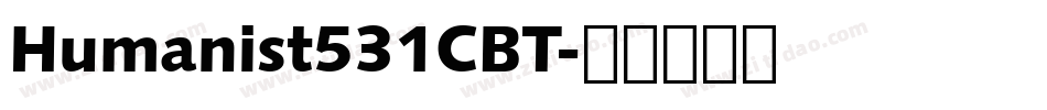 Humanist531CBT字体转换