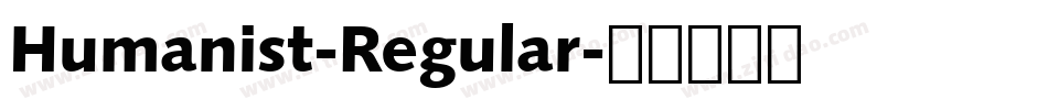 Humanist-Regular字体转换